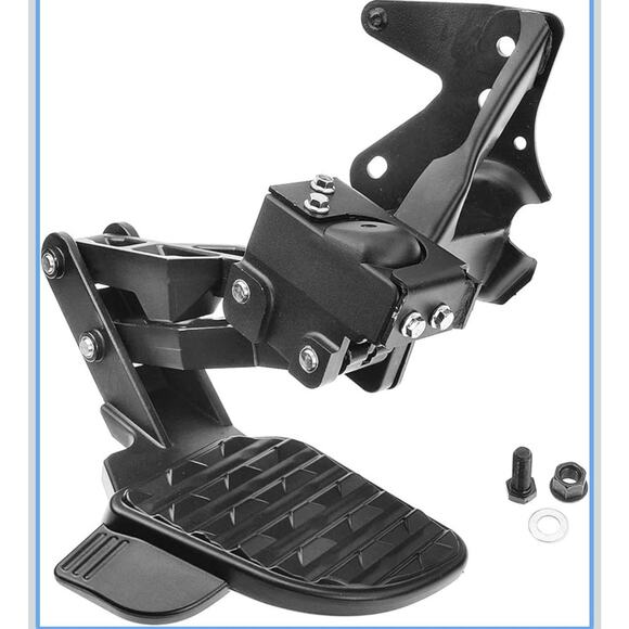 Rear Bed Step Retractable Bumper Step - Compatible with 19-24 Ram 1500 - Picture 1 of 7